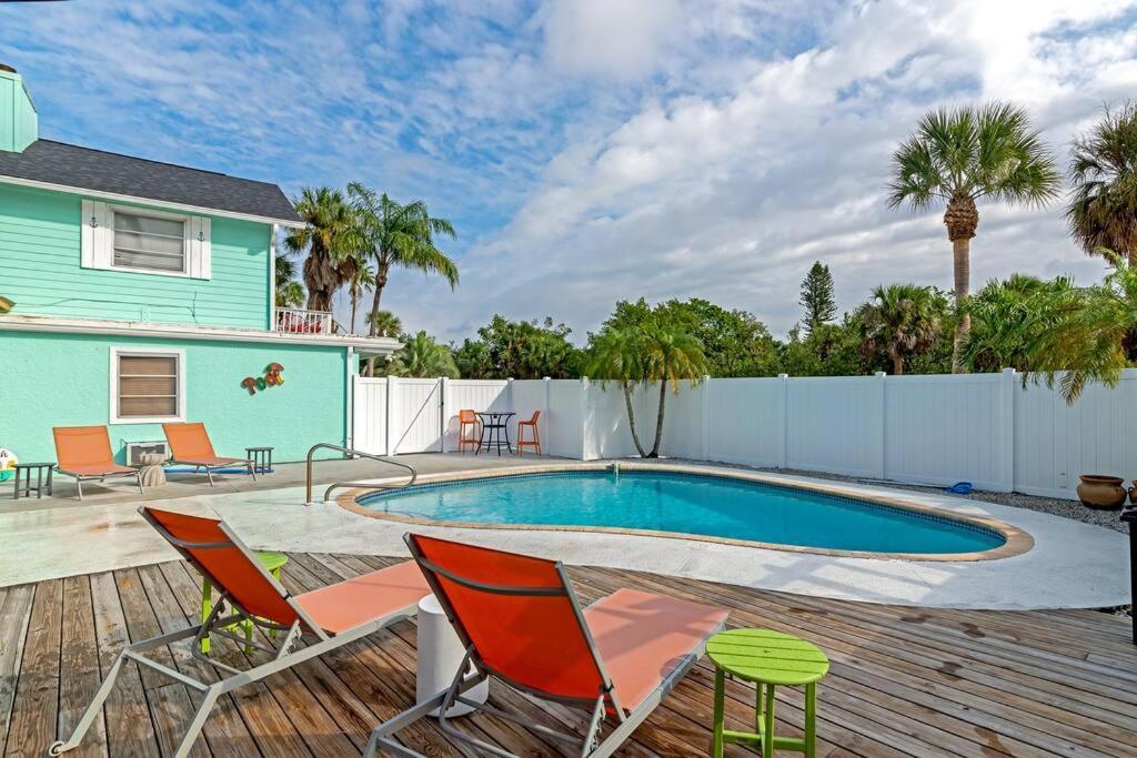 Walk To The Beach - Island Villa Siesta Key Eksteriør bilde