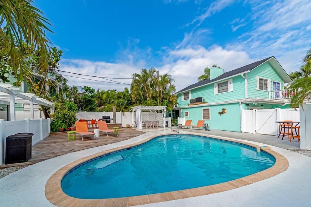 Walk To The Beach - Island Villa Siesta Key Eksteriør bilde
